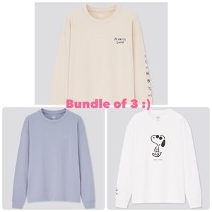 Peanuts x Yu Nagaba long sleeve tees